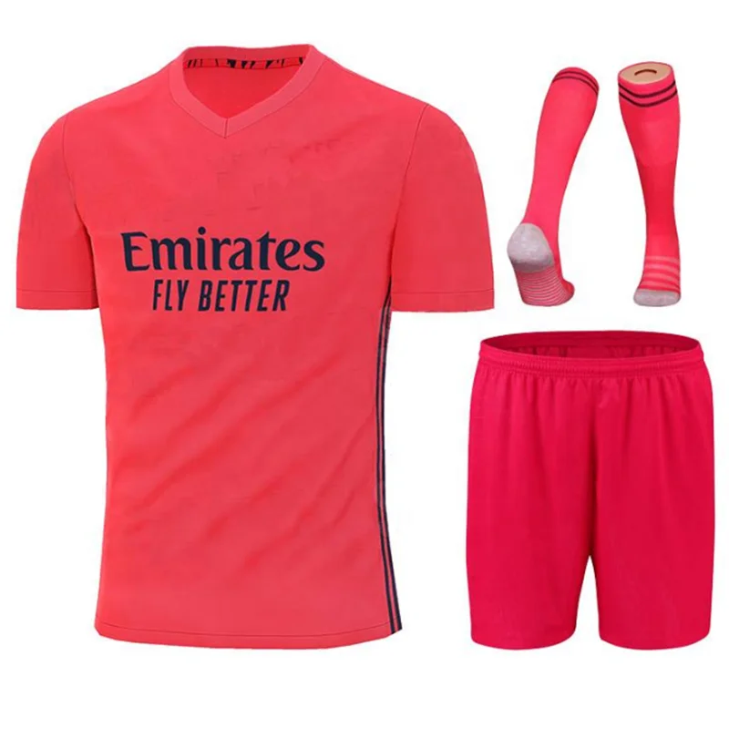 Latest Football Uniform Wholesale Soccer Jersey Man Shirt Adults Kids Club Sets