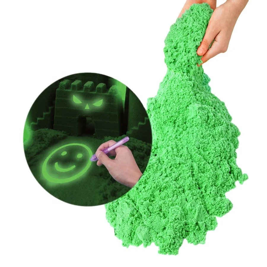 Magic Glow In Dark Sand Toy 500g Refill Pack