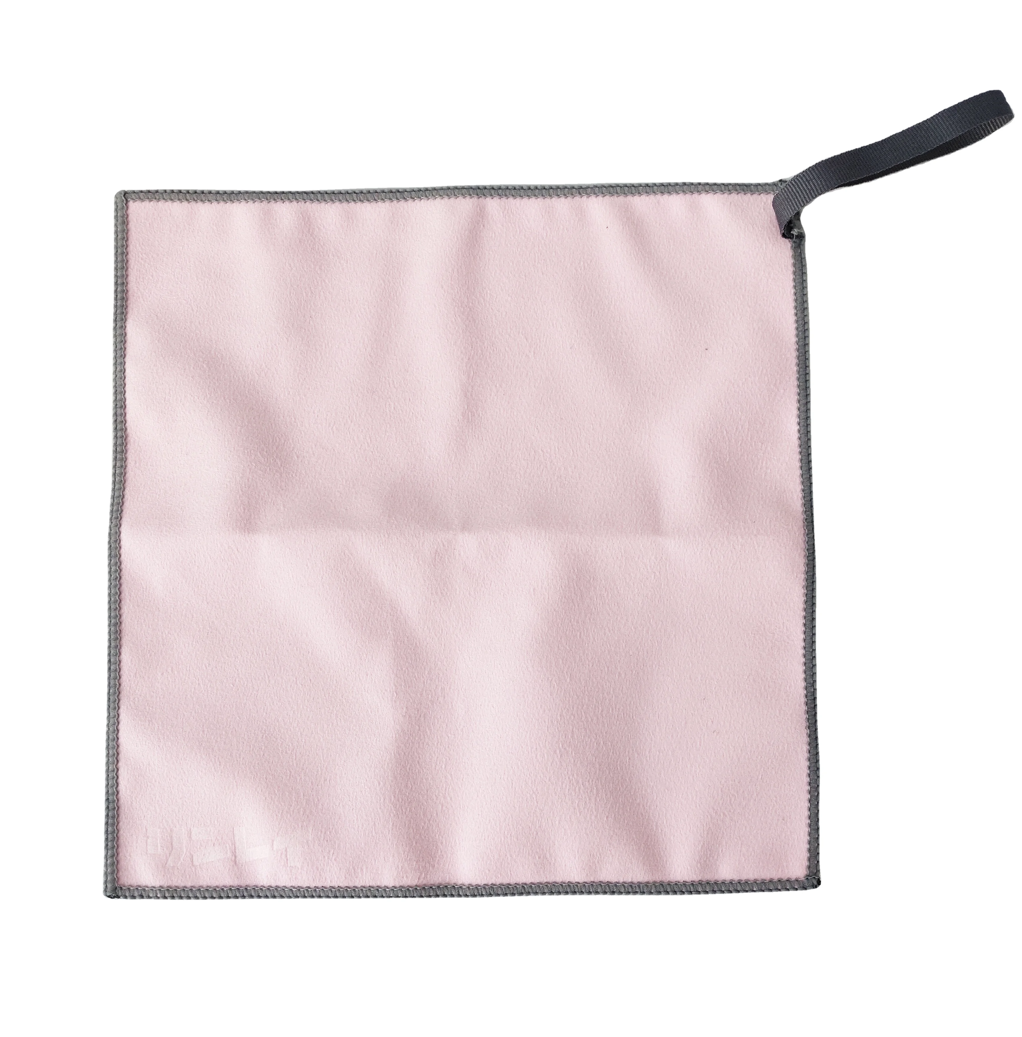 microfiber suede glasses eyeglass screen computer cleaning cloth hanging rope printing logo