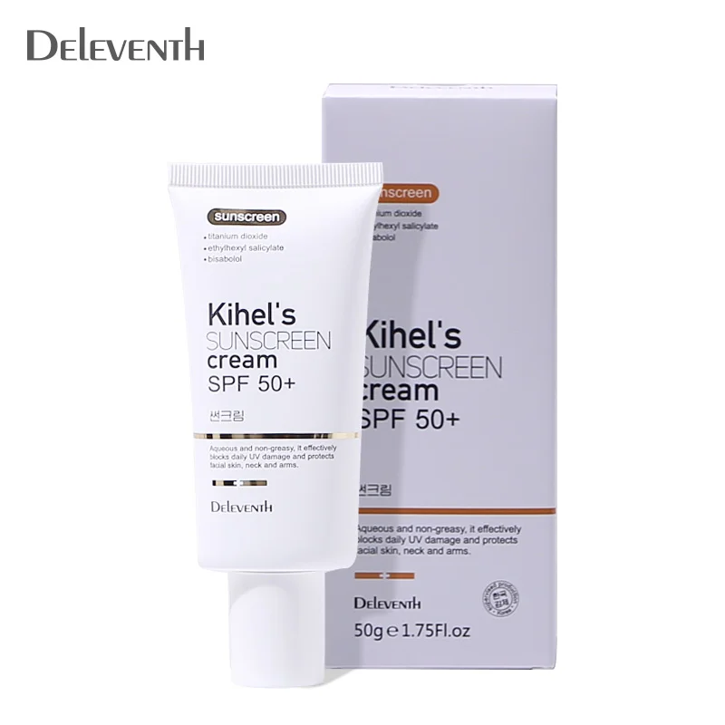 Korea Beauty Natural Sunscreen Physical Whitening With SPF 50+ PA+++ Non-greasy Sunblock