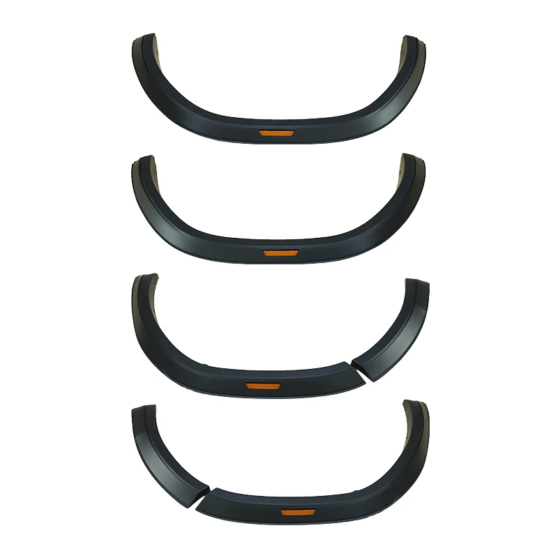 Fender Flares Wheel Arches for Toyota Hilux Revo Car Accessories Arch Wheel Eyebrow Protector/Mudguard Sticker, Black 2021