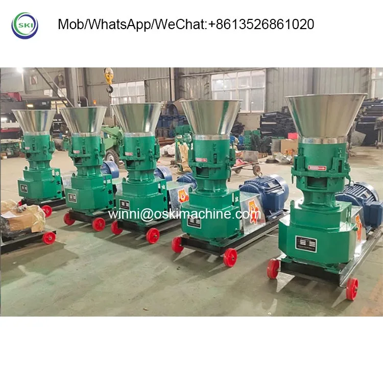 Small Animal Feed Pellet Electric Flat Die Feed Pellet Machine Price