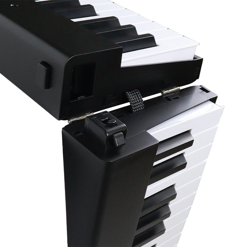 Digital Piano 88 Keys Foldable Portable Piano Keyboard Electric Keyboard Piano Folding MIDI Touch Response Keys