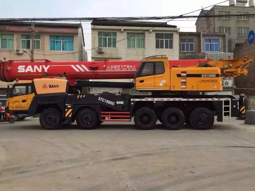 100 Ton Mobile Car Crane SANY STC1000V Construction Machine Mobile Car Crane Construction Equipment Truck with Crane