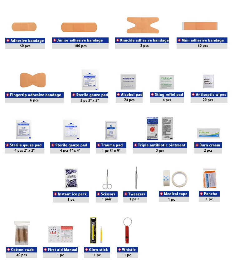 Outdoor Custom Logo medical EVA Waterproof medical kit first aid bag First aid kit travel for Camping Hiking