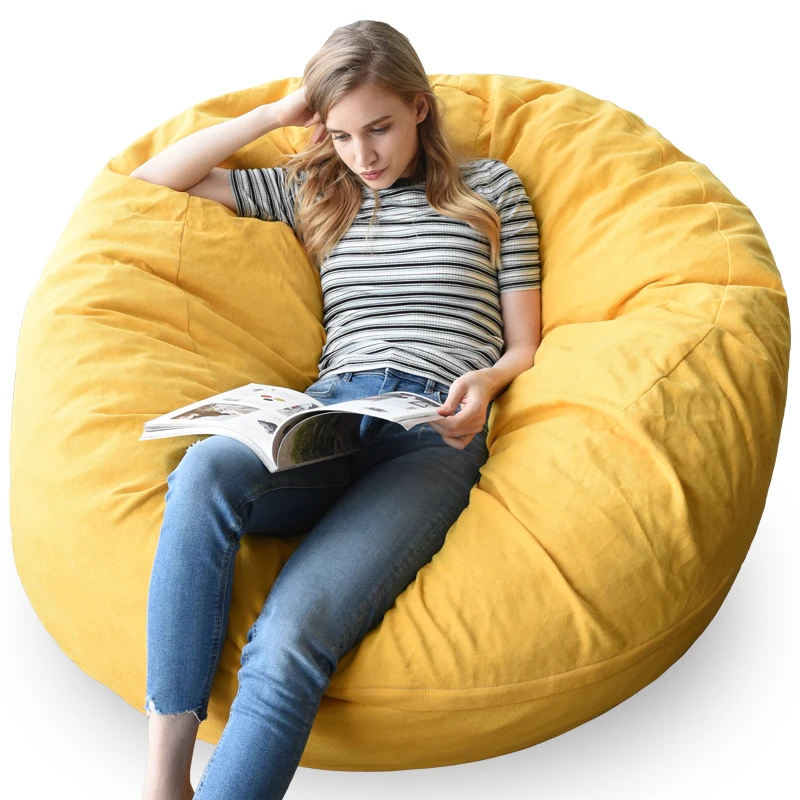 Гигантский мешок из искусственного меха YUNJIN (без наполнения), мебельный измельченный Поролоновый чехол для мебели для гостиной