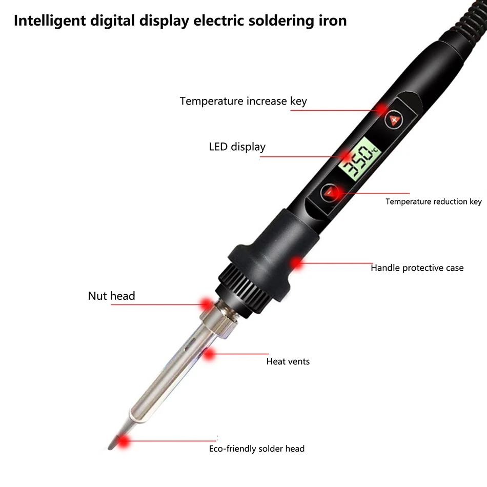 Wholesale 60w 80w 120w Solder Iron Temperature Adjustable Kit for SMD/Electronic/Phones