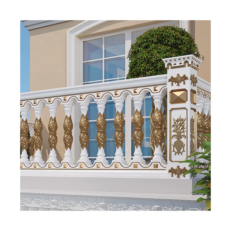 Top Quality baluster molds concrete decorative casting wall handrail balustrade moulds barrier vase panels fence slab poles post