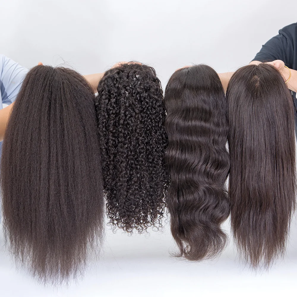 HD Full Lace Human Hair Wigs Natural Color 12 Inches To 26 Inches Brazilian Human Hair Full Lace Wig