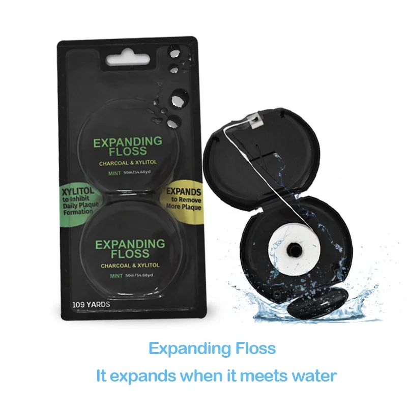 Flosser Nylon PTFE Bamboo Charcoal Teeth Flossing Pick Dental Flosser Kids Eco Friendly Kids PE Dental Floss