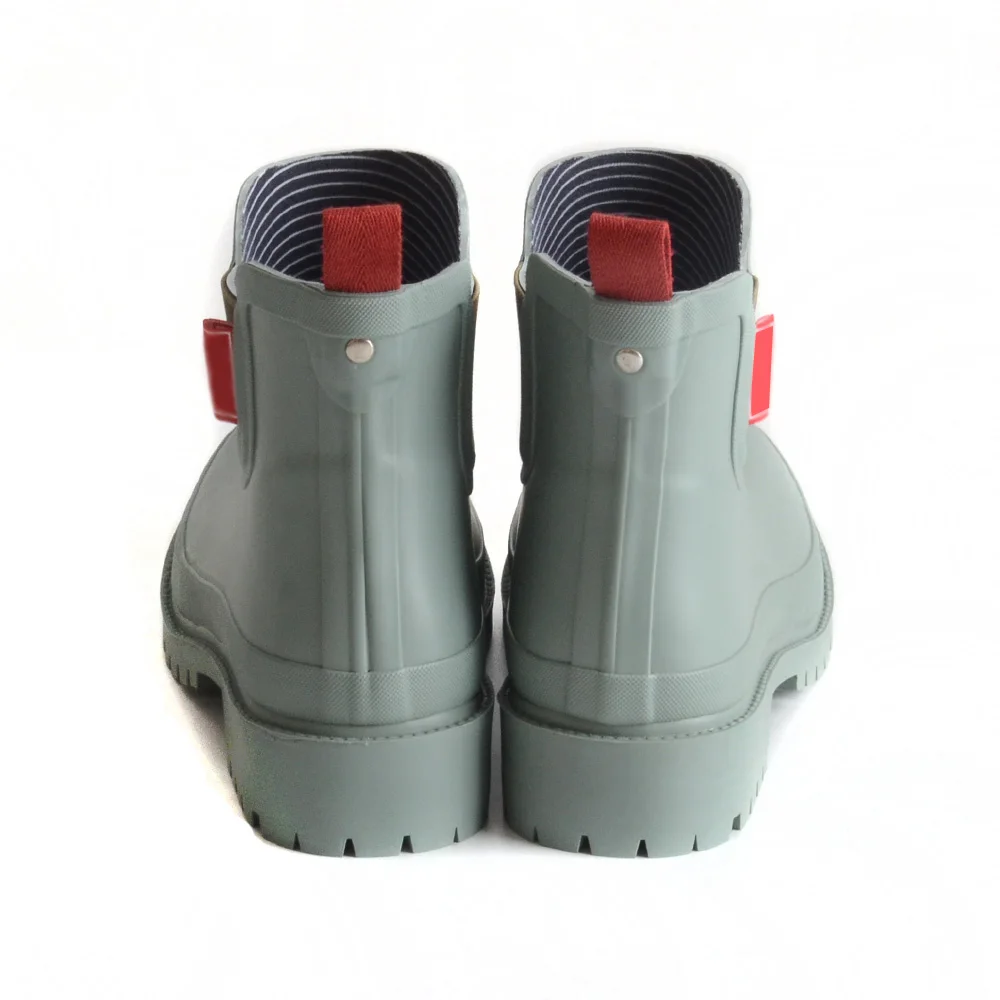 Wholesale Rubber 100% Waterproof Short Rain Day Shoe Fashion Women Gumboots Botas De Lluvia Para Mujer