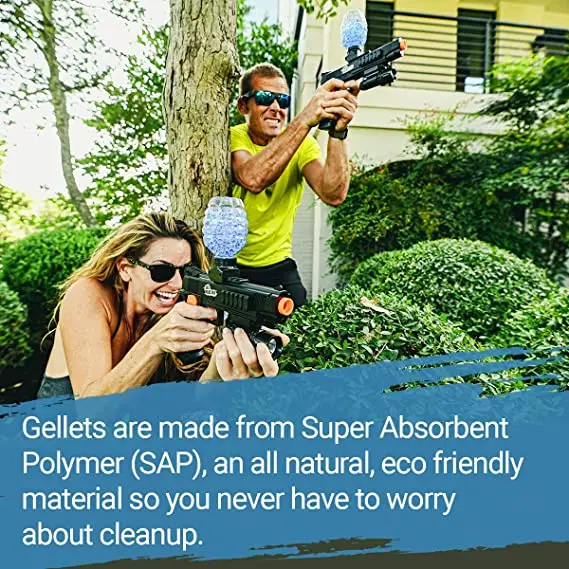 В комплект входит встроенный фильтр для гелевого пистолета, синий, зеленый, оранжевый, 5 л