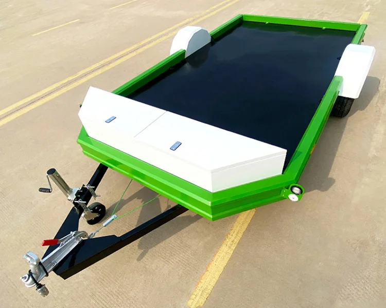 Motorcycle ATV Dump Trailer with Tipping Feature for Truck and Trailer Use