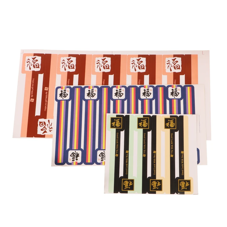 wholesale character moon cake gift stickers self-adhesive 10pcs each character bottle sticker sealing stickers