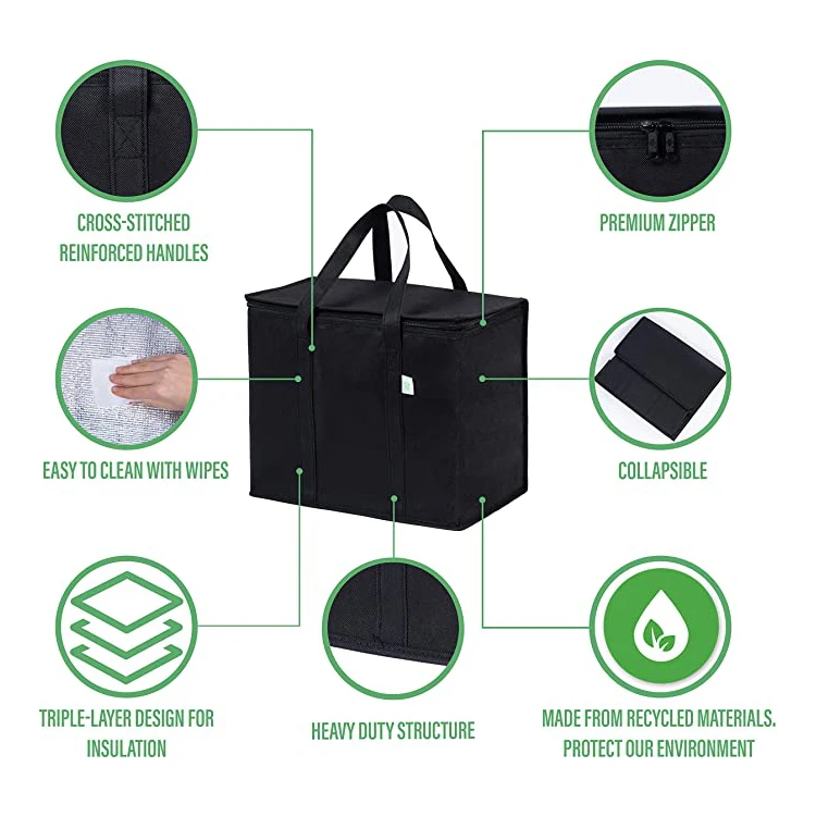ZHEJIANG Manufacturer Made Thermal Cool Bags Cooler For Food Delivery