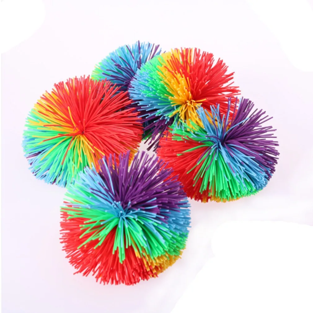 Sensory Toys Super Bouncy Stringy Koosh Ball Bulk Relief Relax Fidget Play Stress Relief Toy for Children Adults Office and Home