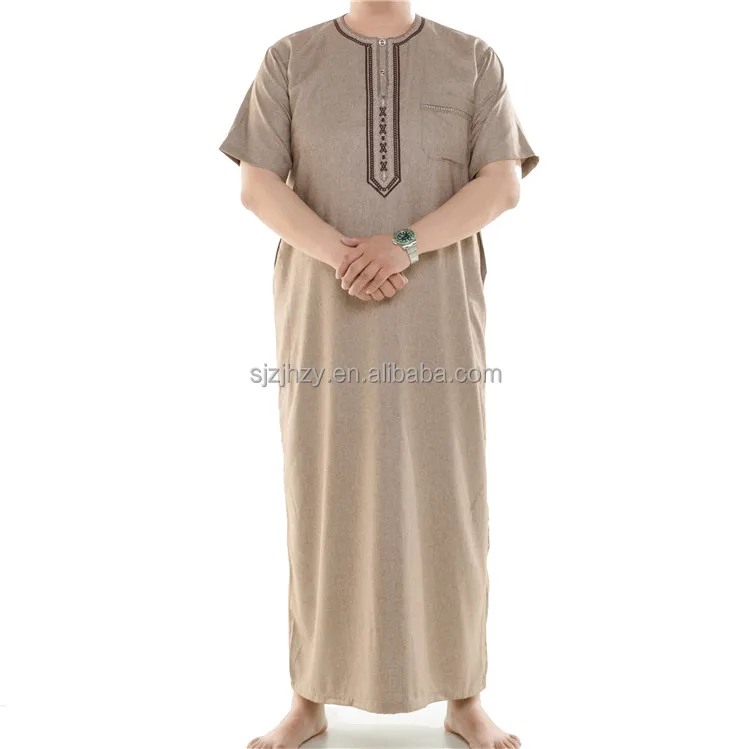 Islamic clothing Men Thobe Thawb Jubba Arab Dubai Muslim Dress Abaya Kaftan Dress for men Jalabiya Boubou