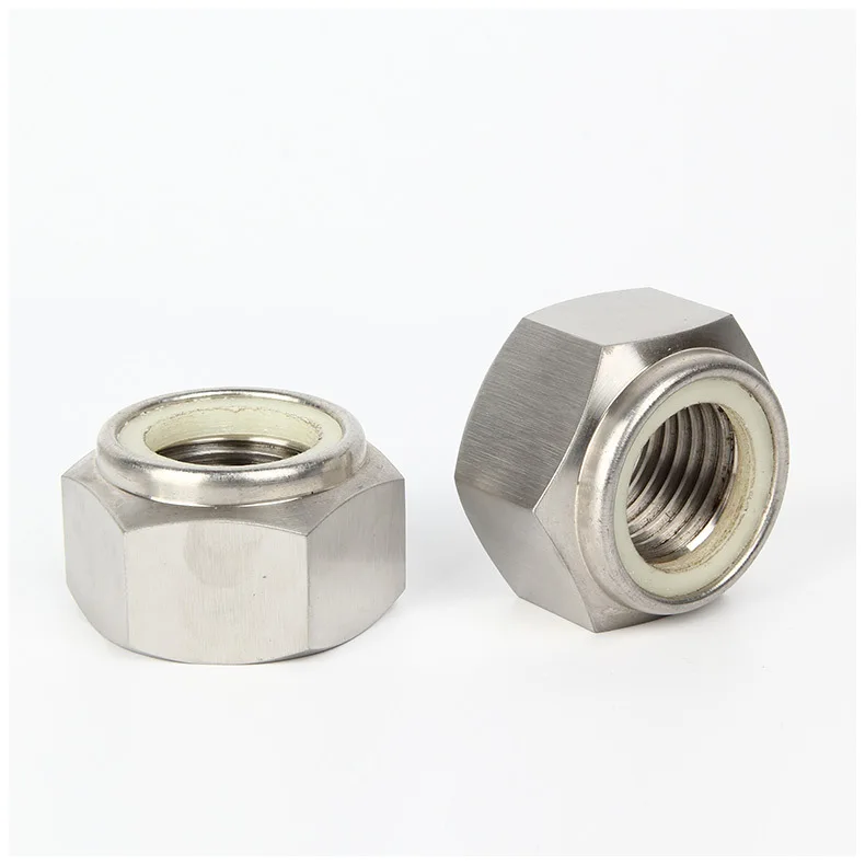 Factory Supply High Quality Nylon Insert Lock Nuts Wholesale Fastener Stainless Steel Carbon Steel