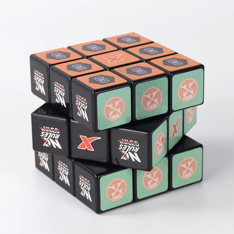 Factory direct sales boutique High quality Plastic custom promotion 3x3 magic cube puzzle