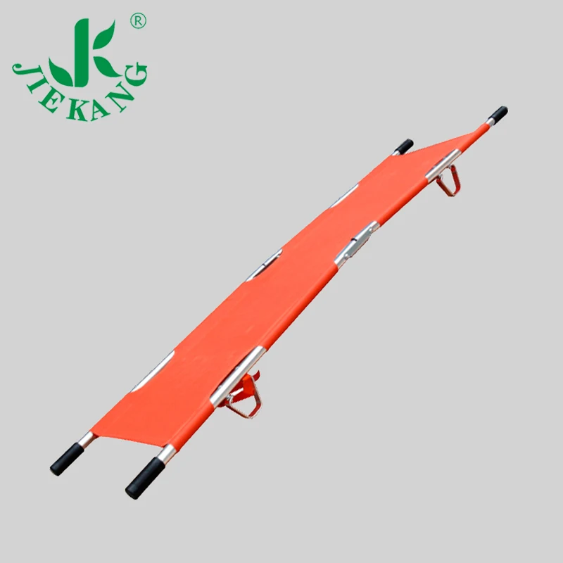 Wholesale Durable Aluminum Alloy Oxford Fabric Medical First Aid Folding Stretcher