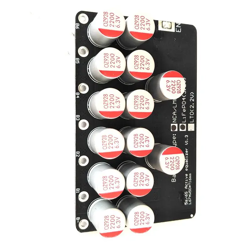 6S LTO Battery Balancer Active equalizer 1A 3.5A 5.5A For 14.4V Yinlong 66160 Battery