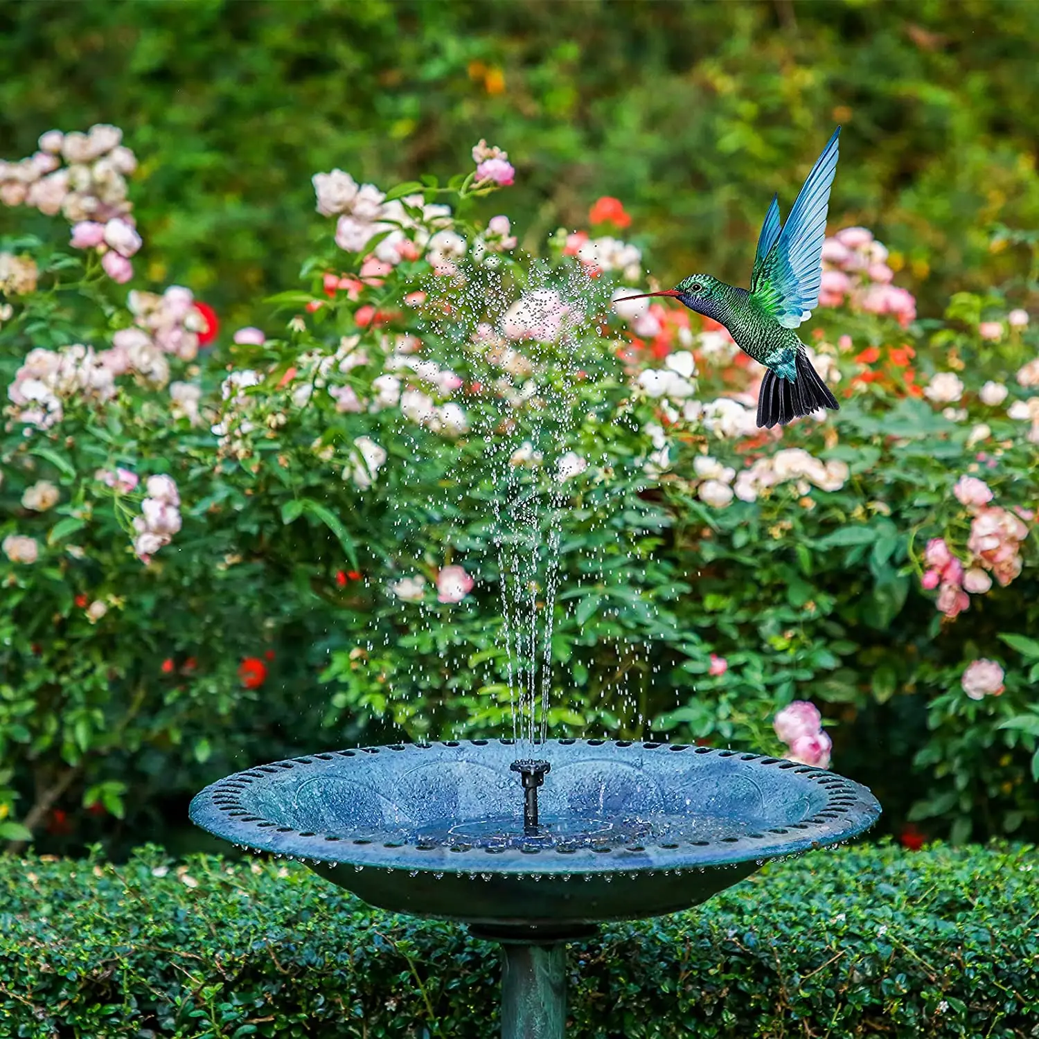 Solar Solar Water Fountain Pump Solar Water Fountain Garden Use Solar Bird Bath Fountain Decorate Light