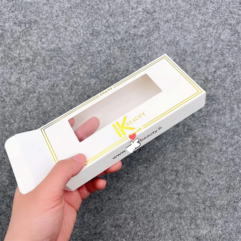 Packing Paper Box with PVC Window for Cosmetic gift box  Recyclable packaging box