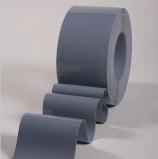 Manufacturer soft Normal and low temperature transparent color PVC ribbed strip curtain