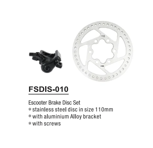 FSDIS-010 110mm Electric Wheel Brake Disc set for E-Scooter Stainless Steel Brake for Electric scooter Accessories
