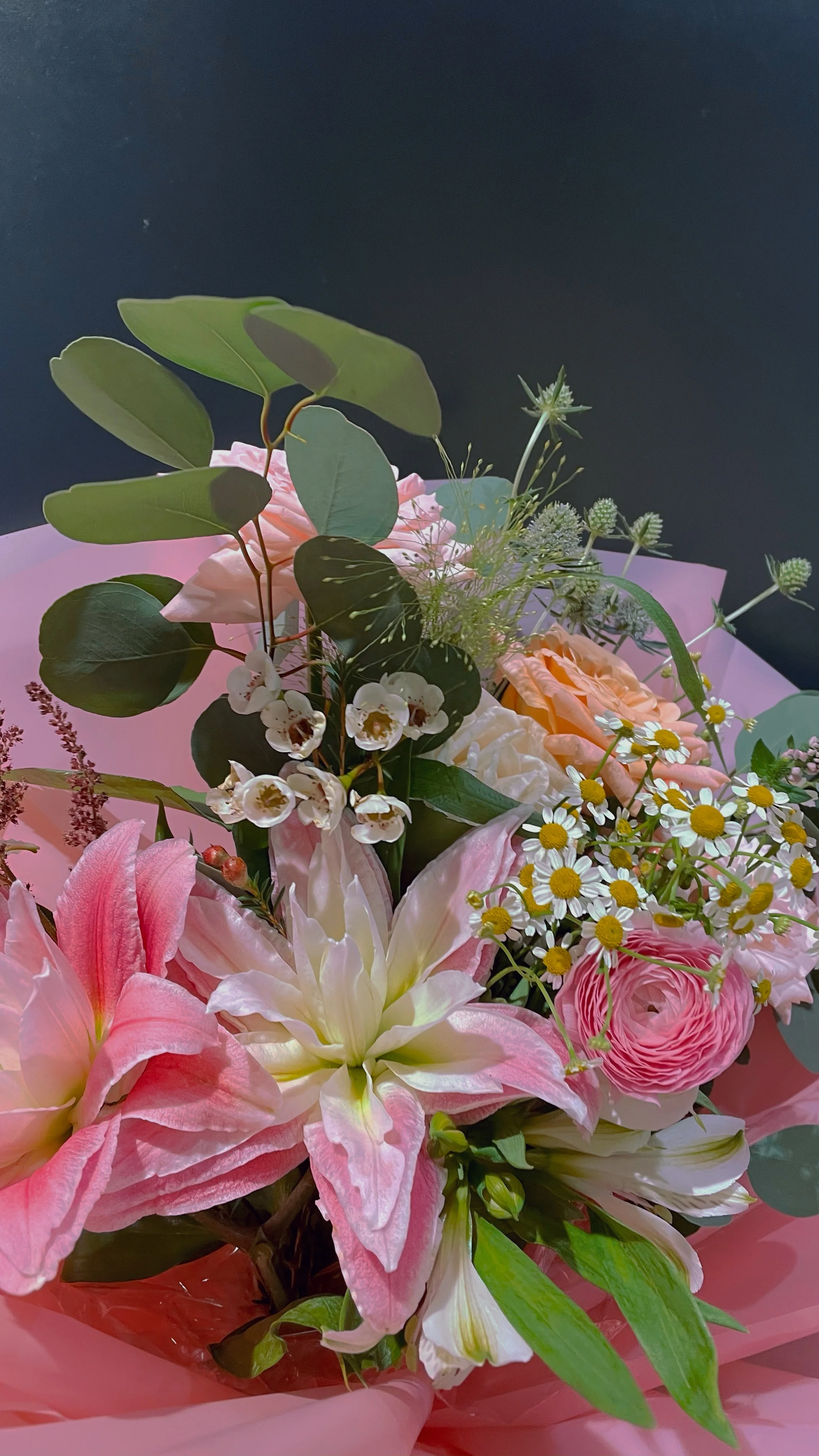 Yuhuiting flower pink bouquets for girls