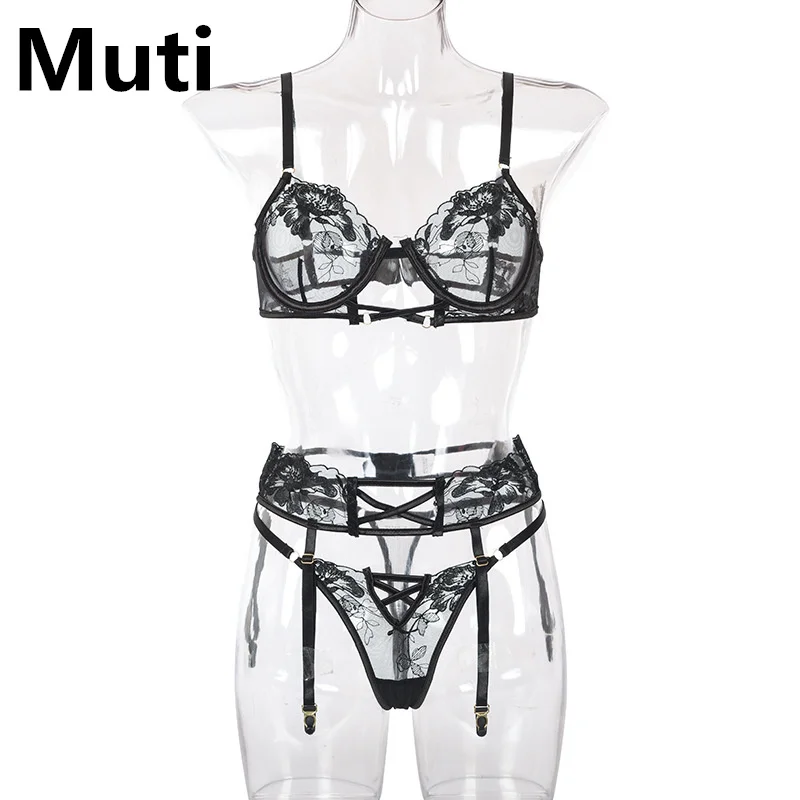 Genuine Set Nuisette Woman Lingery Underwear Model Night Wear Hot Mature Lingeries-Sexy Lace Lingerie Sexy