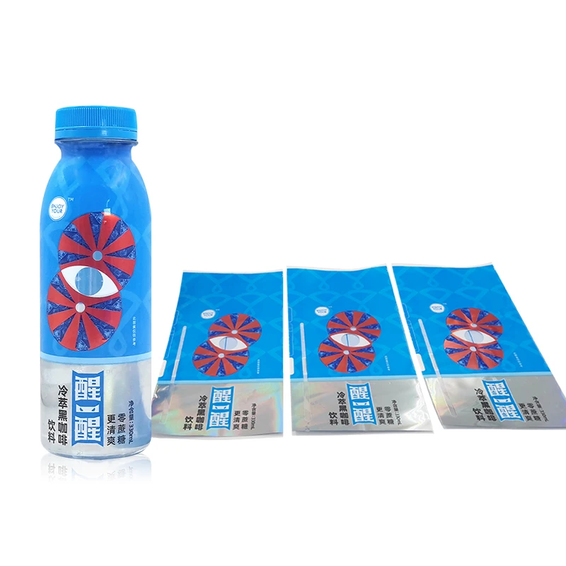 Custom Heat Seal Water Plastic Bottle Packaging Sleeve,PVC Film shrink Sleeves Wrap Label For PET Bottles