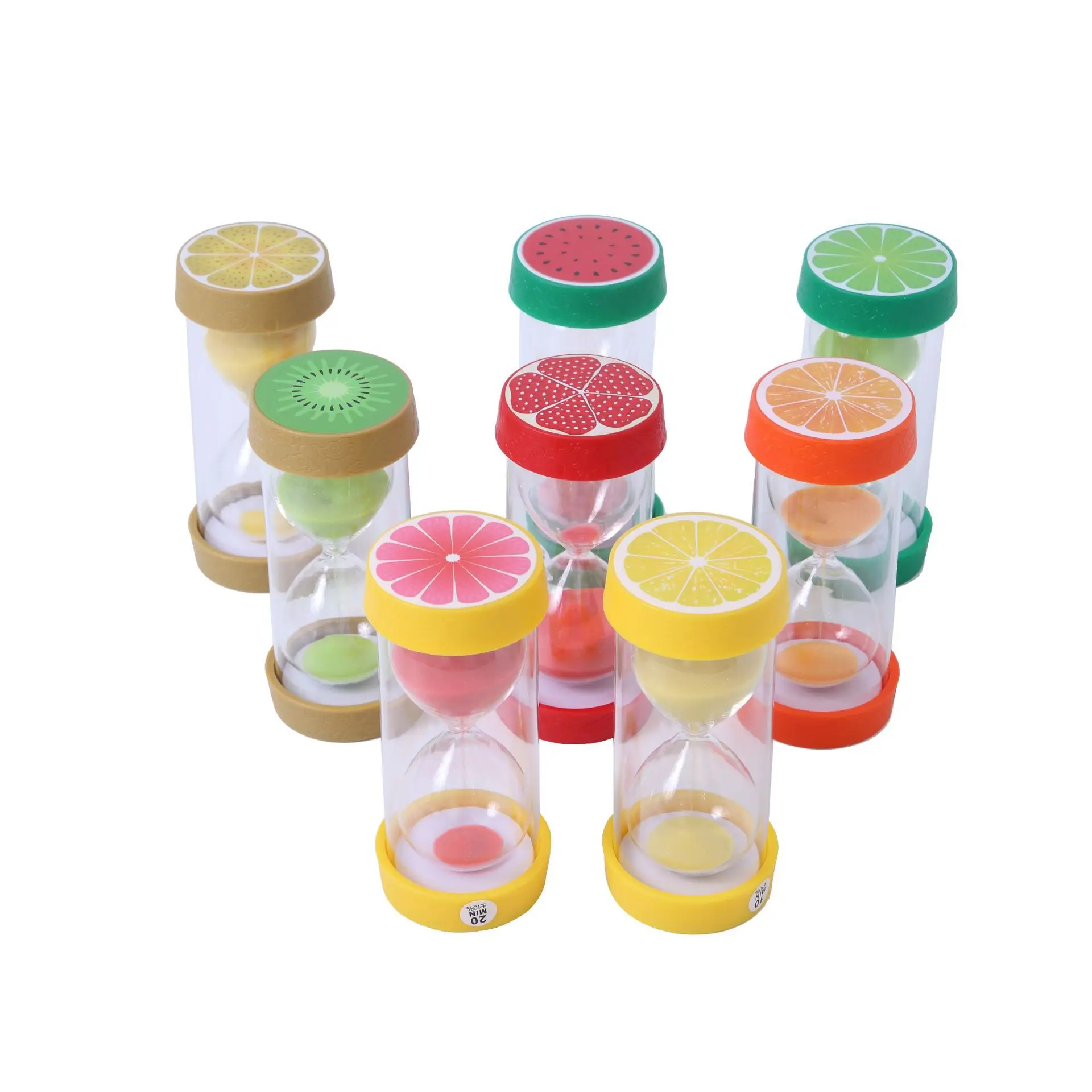 Hourglass Macaron Fresh Color Glass Timer Funnel Creative Gift Home Decoration Craft Gift Glass Timer