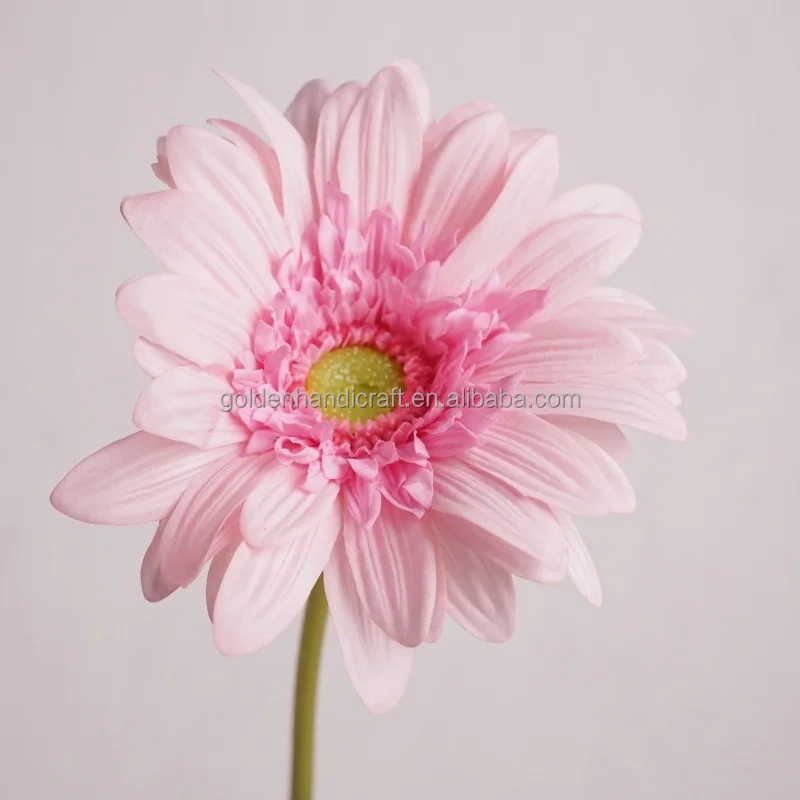 top quality artificial real touch daisy flowers african daisy flowers single head gerbera flowers for wedding home decoration