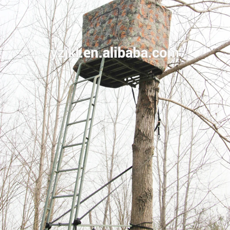2023 new competitive price high quality outdoor strong hunting treestand with seat and tent With Wholesale Popular