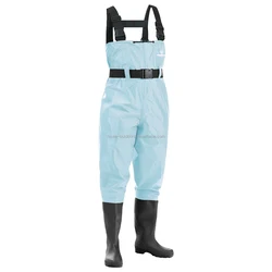 FISHINGSIR Nylon PVC Bootfoot Fishing Waders Chest Waders