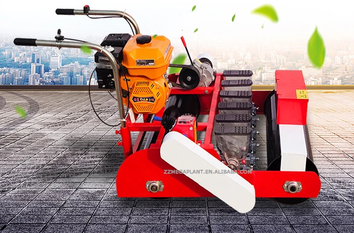 Gasoline seeder  self-propelled six row seeder for agricultural