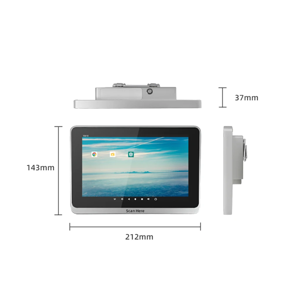 8 Inch Supermarket Portable Android Touch Screen Price Checker with NFC QR ER210