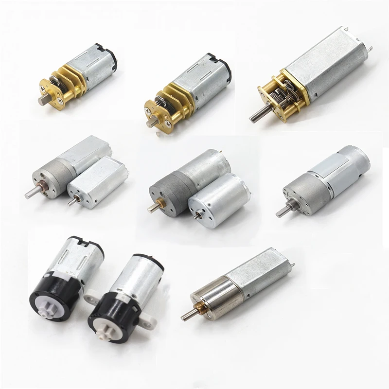 150:1 Micro Metal Gearmotor HP 6V 210 RPM, 70 mA 2.4kg.cm N20 micro metal gearmotors with carbon brushes