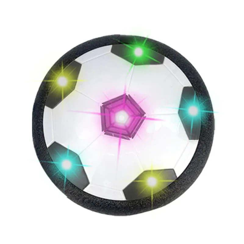 Led Colorful Air Cushion Floating Foam Football With LED Light Gliding Toys Soccer Toy Electric Levitate Soccer Ball