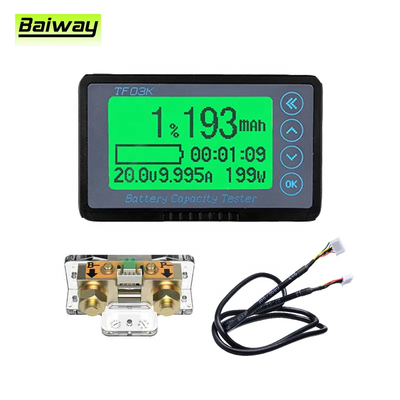 BW-TF03K 100V350A Universal LCD Car Acid Lead Lithium Battery level Capacity Indicator battery tester monitor Coulombmeter