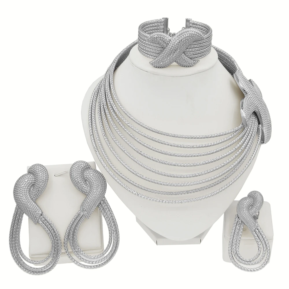 heavy Kundan Cute Flower Mushroom Earrings costume trendy Style woman girl big necklace 24k High quality Brazilian jewelry set