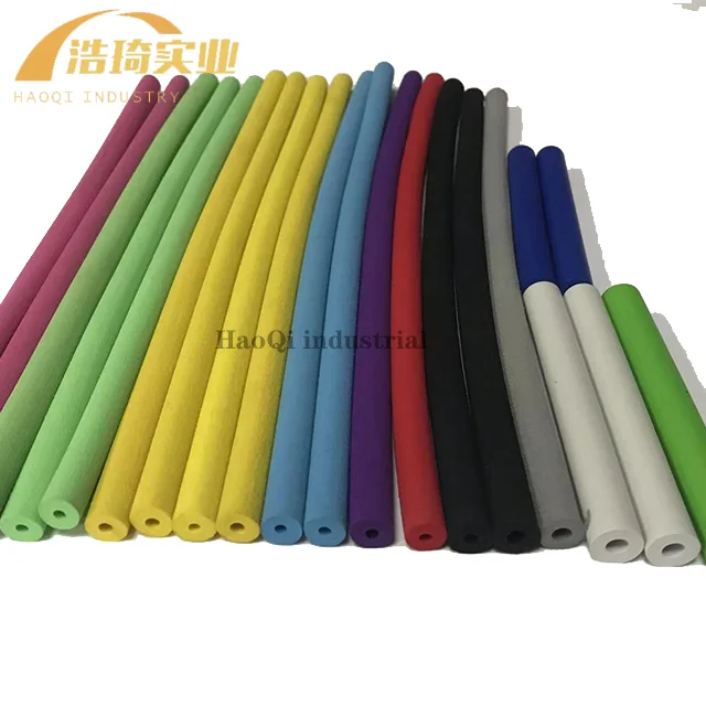 NBR EPDM High Density Foam Pipe Nbr Small Solid Rubber Insulation Tube foam tube