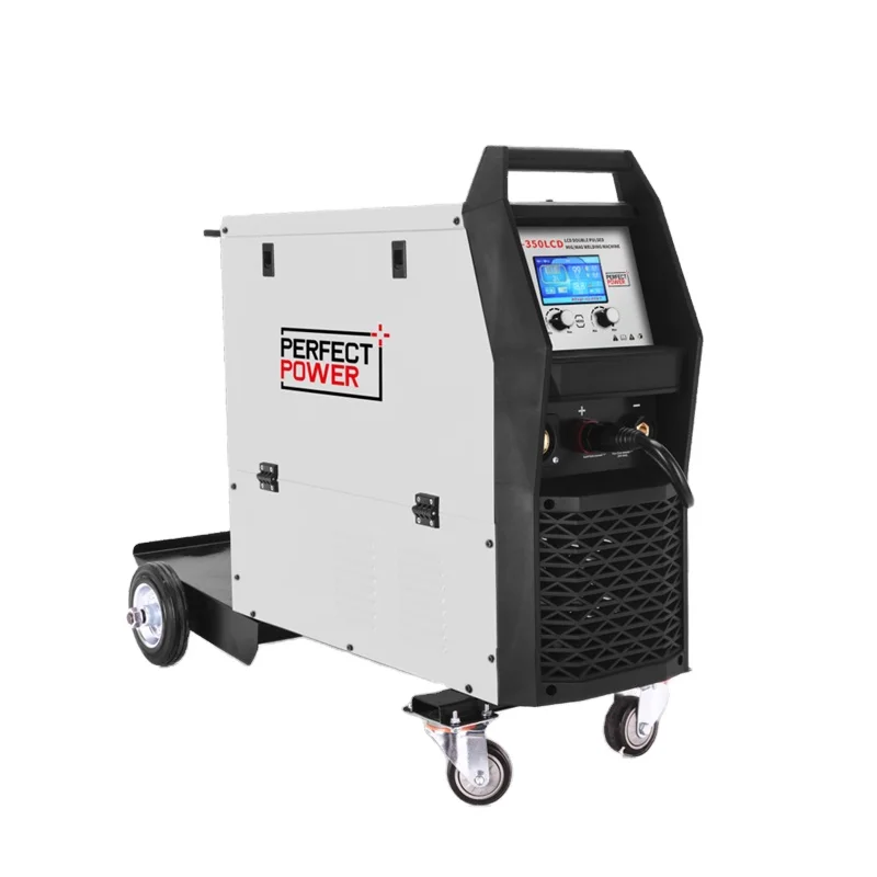 MIG MAG welding machine 350A pulse mig welder with LCD display 4 in 1 gas gasless welding machine electric welder soldadora inve