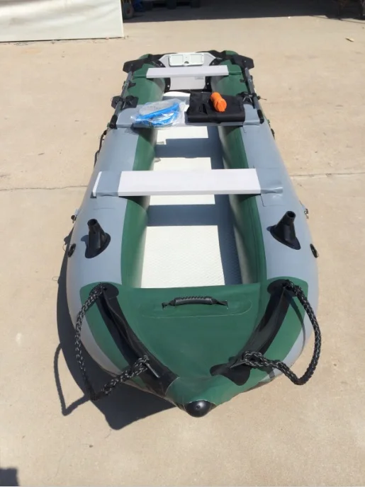 GTK410   Goethe Goboat CE PVC Boat 13.5ft Inflatable Boat Sea Fishing Rowing Kayak
