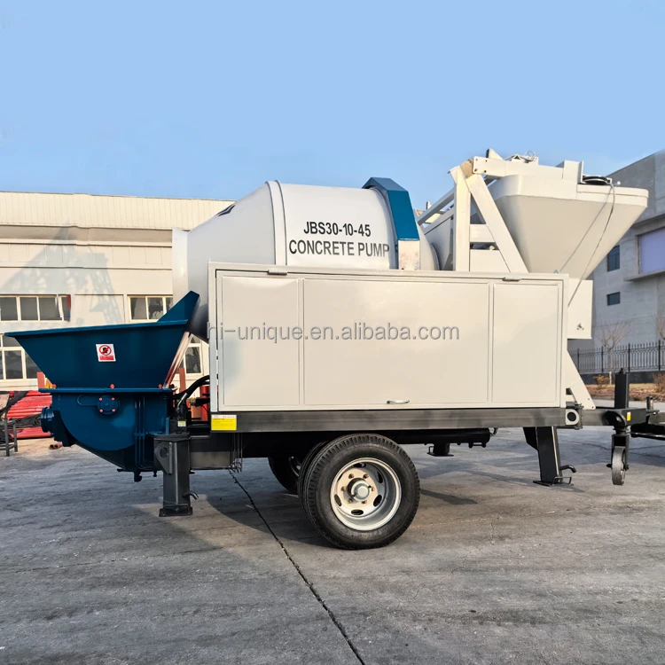 Dry mortar concrete mixer pump concrete mixers pump parts mobile concrete pumps and mixer with cheap price