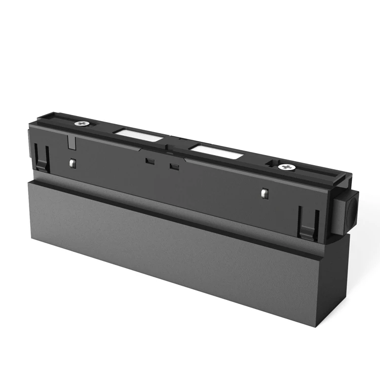 Magnetic system DC48V with Indoor Aluminum linear light with recessed surface mounted trimless track light