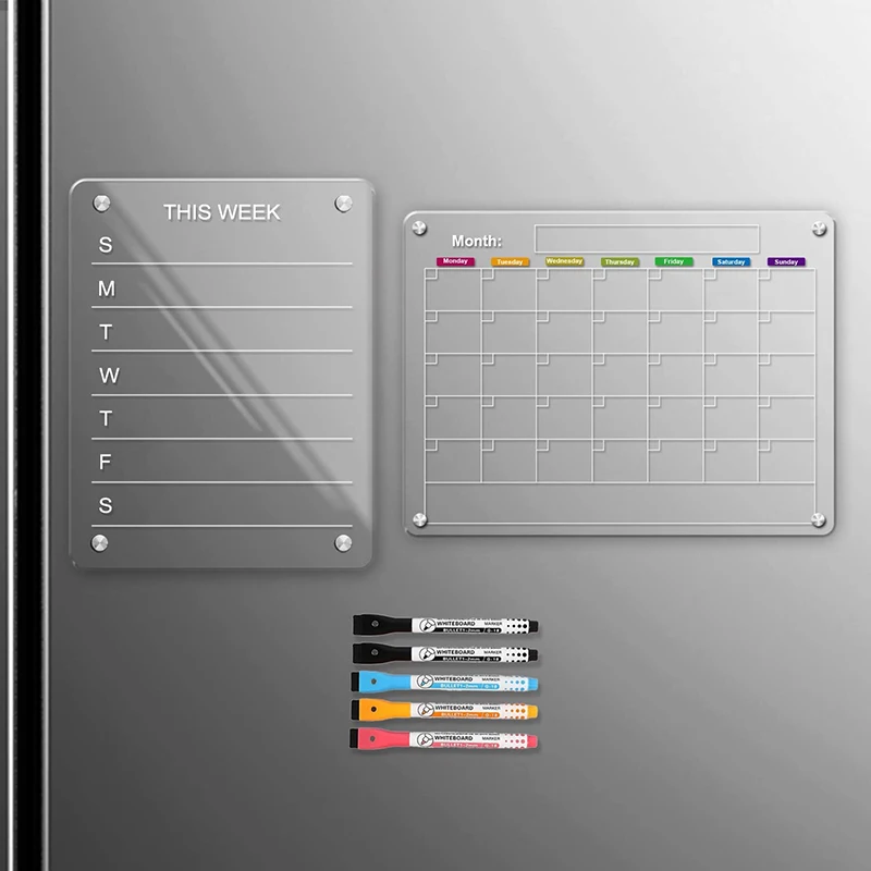 Акриловая магнитная доска для холодильника