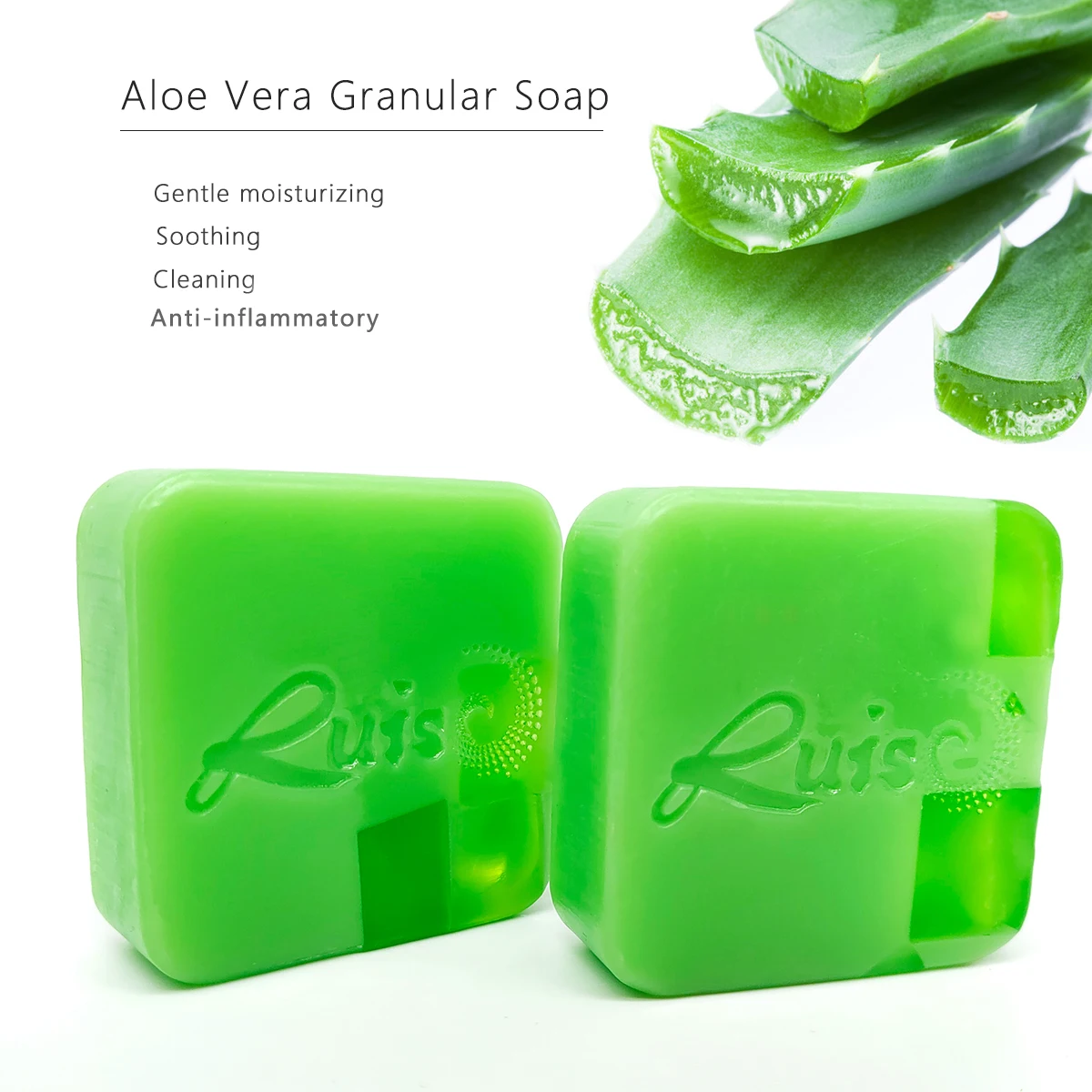 OEM wholesale private label olive oil moisturizing cleansing hand made granule aloe soap