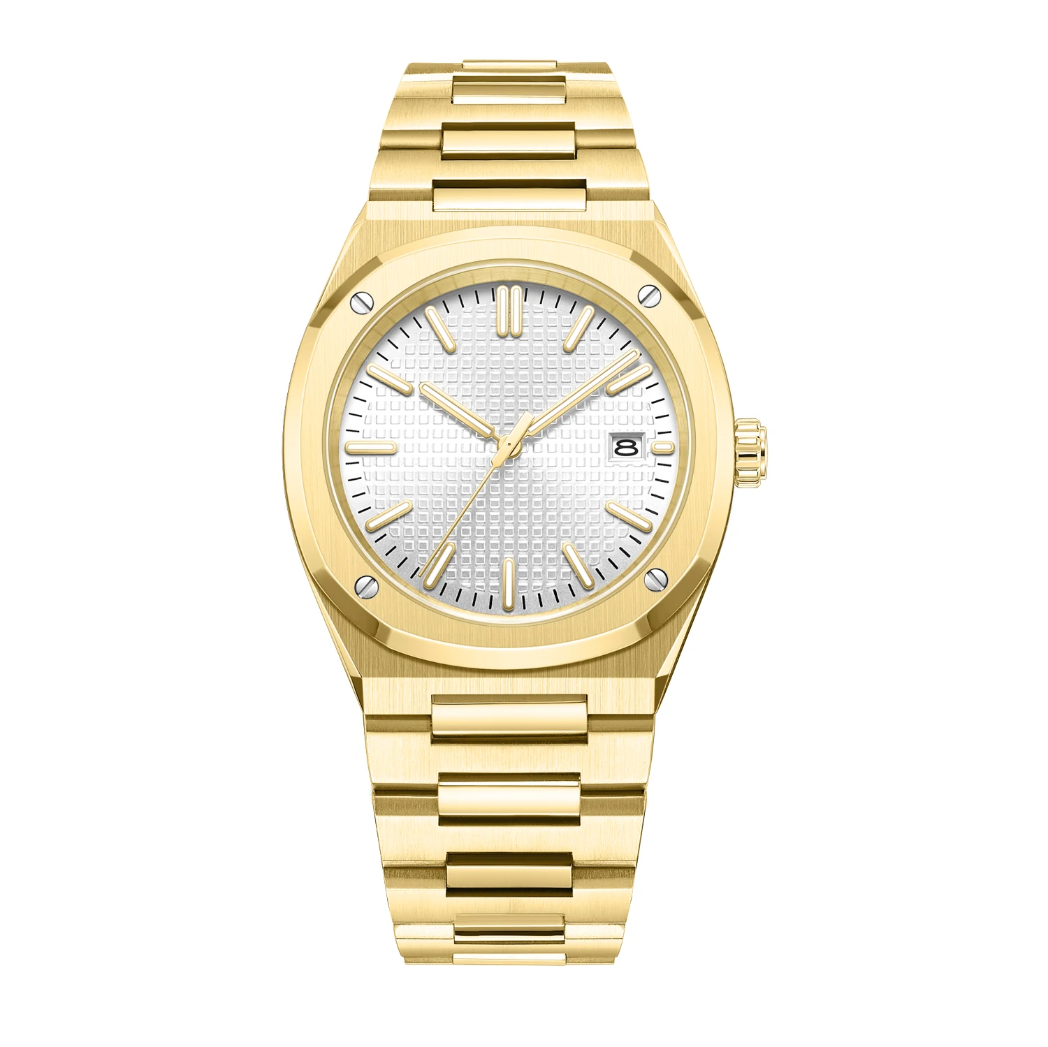 Oem Quartz Watch Stainless Steel Uhr Custom Logo Designer Watches For Men Private Label Men luxury Watch